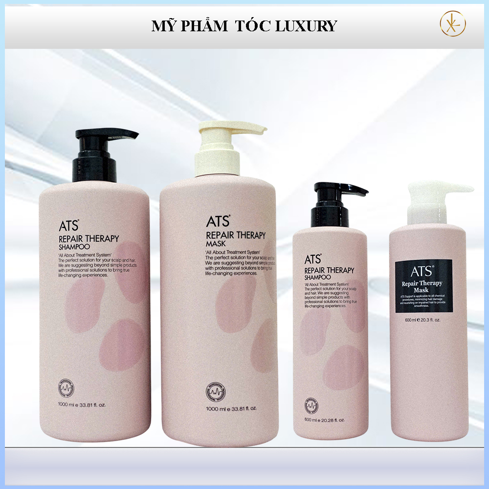 Dầu gội xả phục hồi tóc hư tổn ATS Repair Therapy 600ml/1000ml